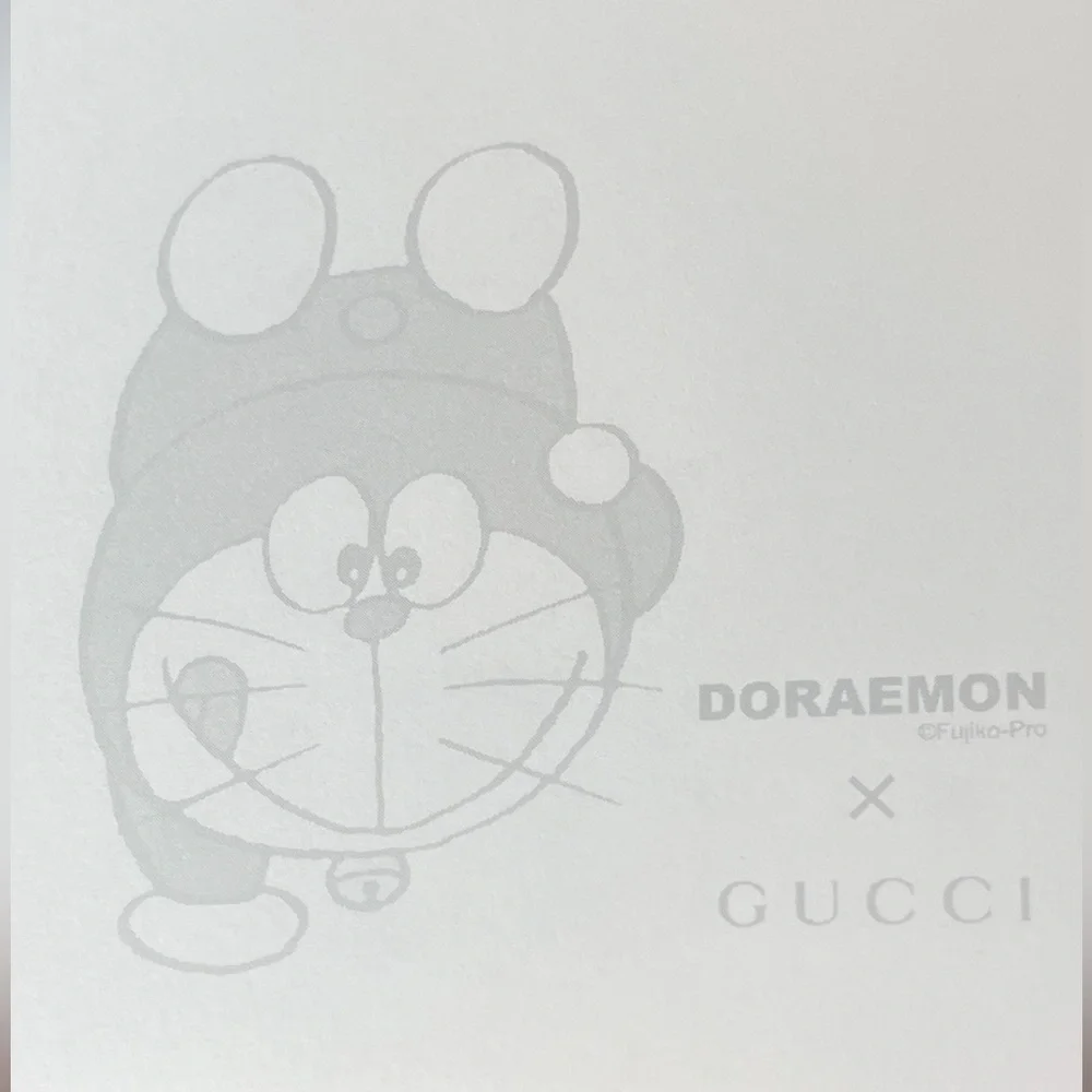 GUCCI x Doraemon Collectible Collaboration Limited Edition Notebook 💙💙💙